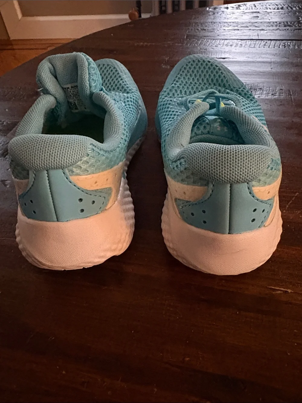 Under Armour Kids' Teal & Yellow Lightweight Running Shoes
